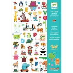 Djeco 1000 Stickers Pour Les Petits -Le Monde Heureux De Djeco 1000 stickers pour les petits 2