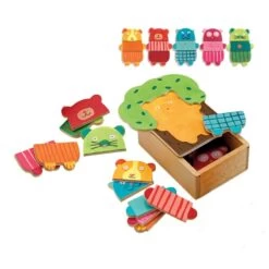 5 Puzzles à Encastrement Arbra Doudou - Djeco