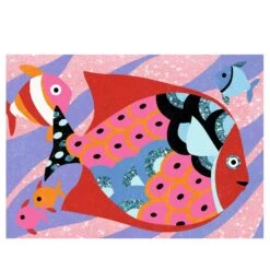 Coffret Sables Et Paillettes Arc-en-ciel De Poissons Djeco -Le Monde Heureux De Djeco Coffret Sables et paillettes Arcenciel de poissons Djeco 3