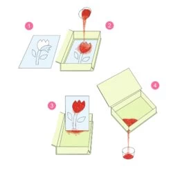 Coffret Sables Et Paillettes Arc-en-ciel De Poissons Djeco -Le Monde Heureux De Djeco Coffret Sables et paillettes Arcenciel de poissons Djeco 4