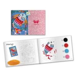 Coffret Sables Et Paillettes Arc-en-ciel De Poissons Djeco -Le Monde Heureux De Djeco Coffret Sables et paillettes Arcenciel de poissons Djeco 7