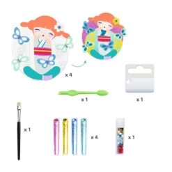 Coffret Tableaux à Pailleter Onnanoko Djeco -Le Monde Heureux De Djeco Coffret tableaux a pailleter Onnanoko Djeco 2