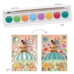 Coffrets Multi-activités Créatives Fairy Box Djeco -Le Monde Heureux De Djeco Coffrets multiactivites creatives Fairy box Djeco 4