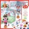 Collages Enfant Little Dressing Djeco -Le Monde Heureux De Djeco Collages enfant Little dressing Djeco