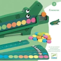Jeu éducatif En Bois Crococroc Djeco -Le Monde Heureux De Djeco Jeu educatif en bois Crococroc Djeco 3