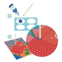 Peinture Au Bâton Pointillisme Djeco -Le Monde Heureux De Djeco Peinture au baton Pointillisme Djeco 4