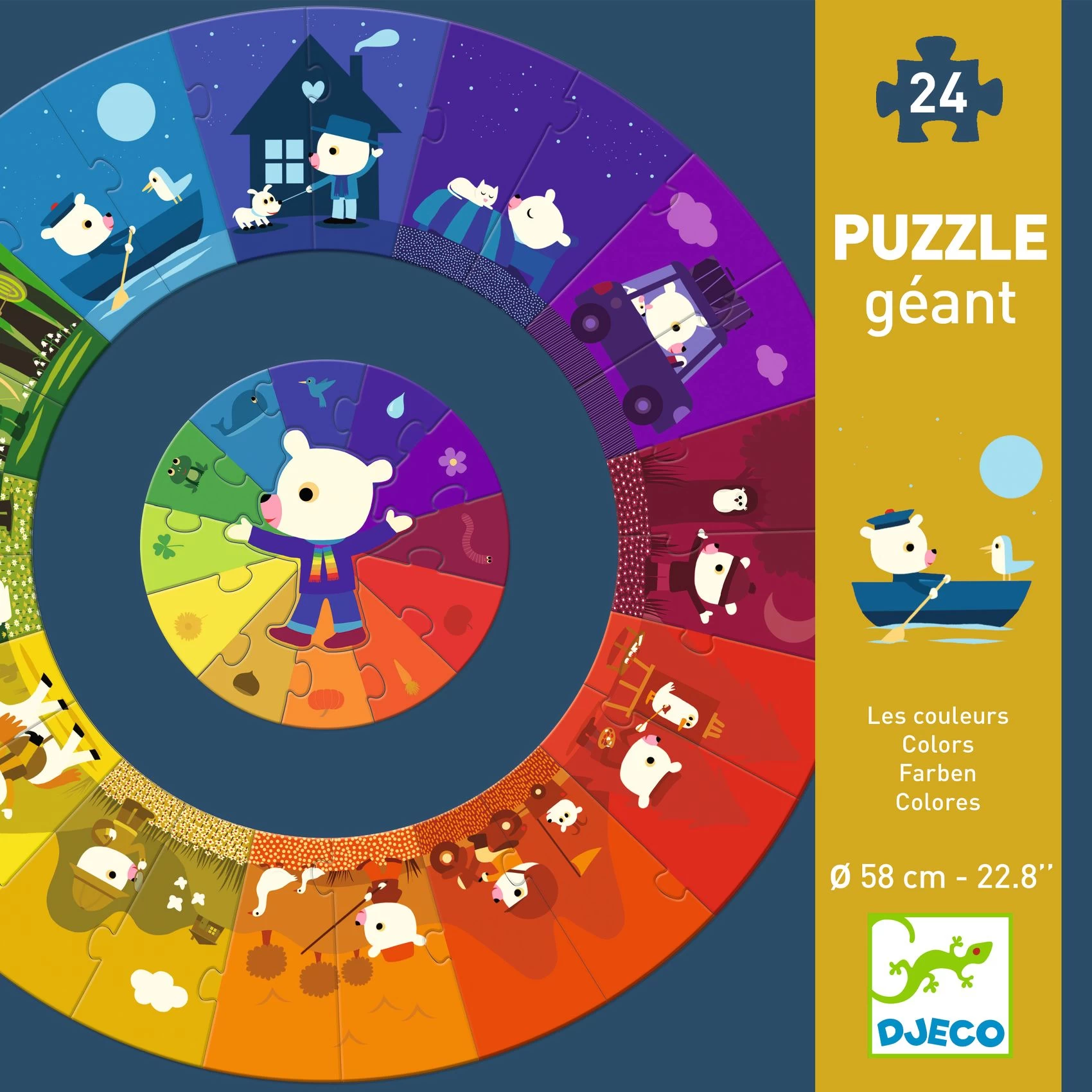 Puzzle Géant Les Couleurs 24 Pcs Djeco 3 Puzzle Géant Les Couleurs 24 Pcs Djeco