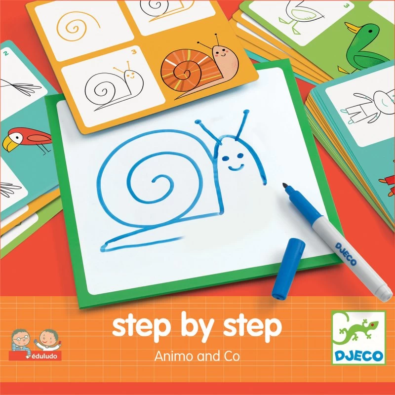 Animals And Co Step By Step - Djeco 3 Animals And Co Step By Step - Djeco