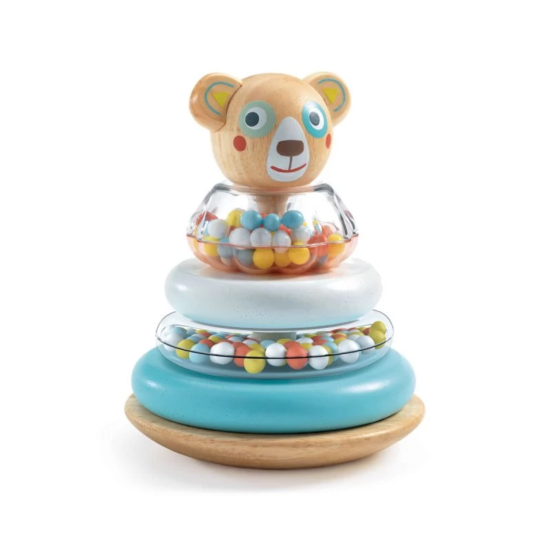 Djeco Anneaux à Empiler BabyStacki 3 Djeco Anneaux à Empiler BabyStacki