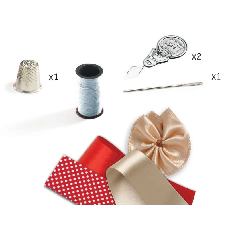 Djeco Atelier De Couture Flamenco - Cartes à Frou-frous 5 Djeco Atelier De Couture Flamenco - Cartes à Frou-frous – Image 3