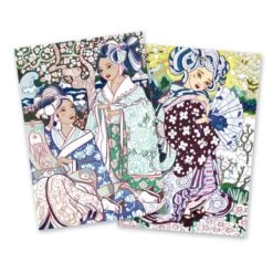 Djeco Atelier Feutres Pinceaux : Jeunes Filles Aux Cerisiers -Le Monde Heureux De Djeco atelier feutres pinceaux jeunes filles aux cerisiers 1