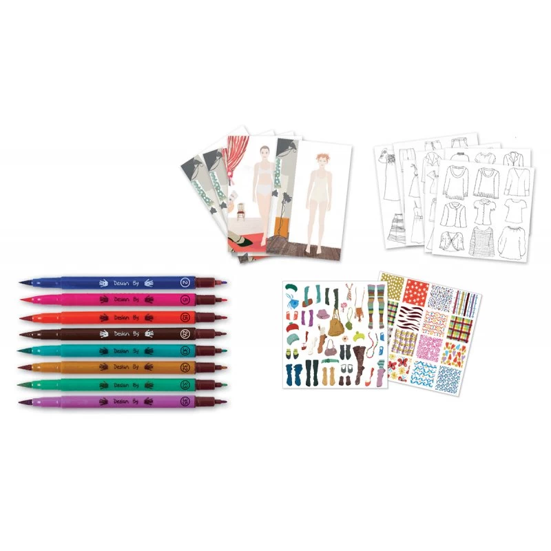 Djeco Atelier Mode Dessiner Une Collection 6 Djeco Atelier Mode Dessiner Une Collection – Image 4