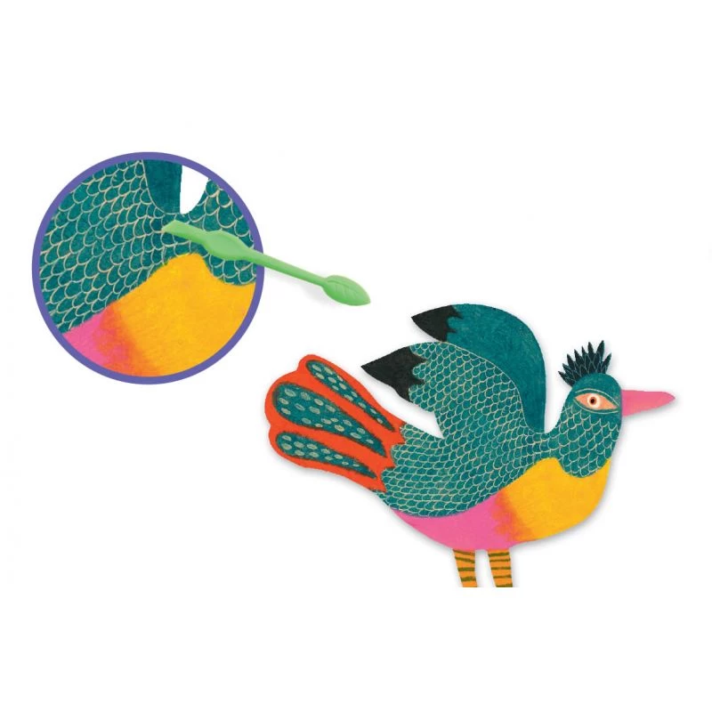 Atelier Pastel Gras "Farouches" Djeco 5 Atelier Pastel Gras "Farouches" Djeco – Image 3