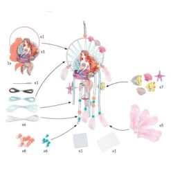 Djeco Attrape Rêves - Douce Sirène - Do It Yourself -Le Monde Heureux De Djeco attrape reves douce sirene do it yourself 3