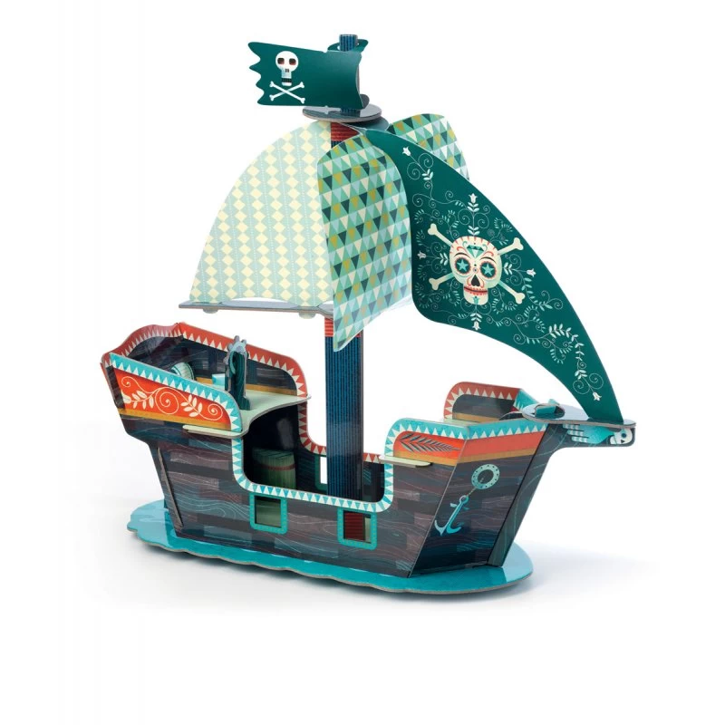 Djeco Bateau Pirate Pop To Play 3 Djeco Bateau Pirate Pop To Play