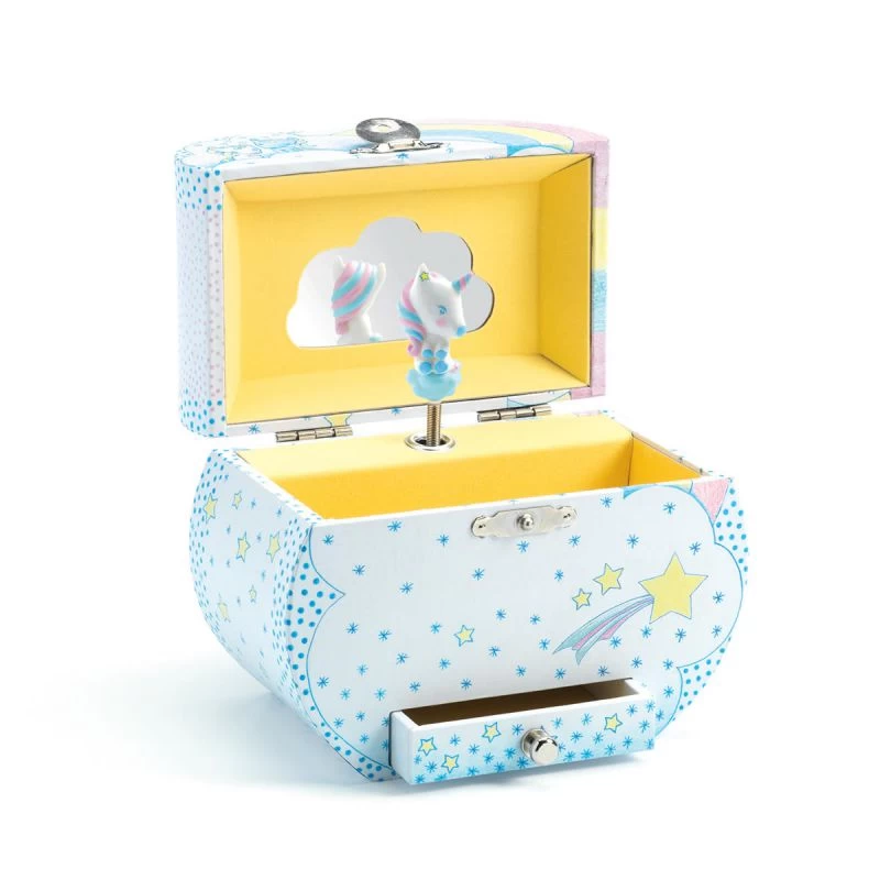 Djeco Boîte à Bijoux Musicale Rêves De Licornes 4 Djeco Boîte à Bijoux Musicale Rêves De Licornes – Image 2