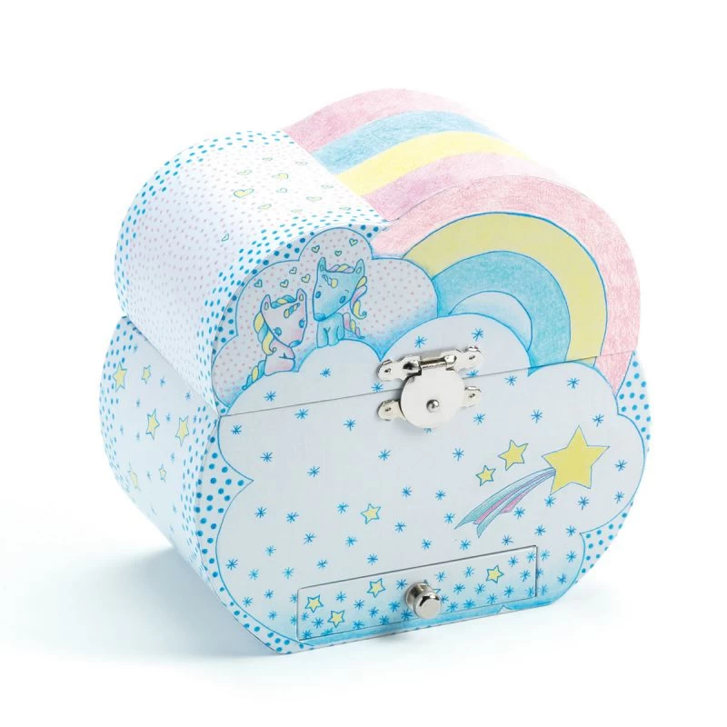 Djeco Boîte à Bijoux Musicale Rêves De Licornes 3 Djeco Boîte à Bijoux Musicale Rêves De Licornes