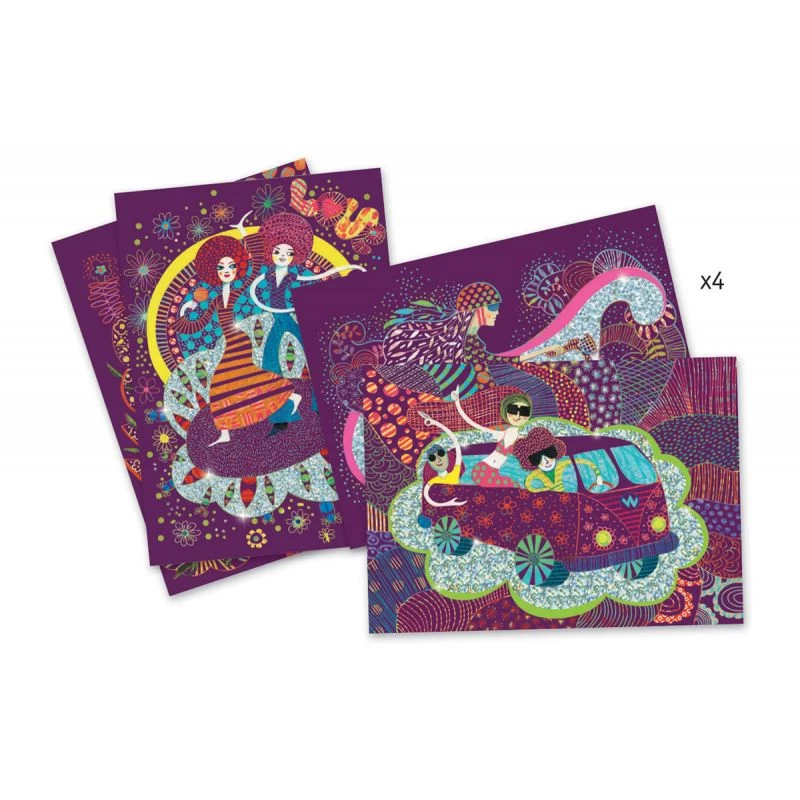 Djeco Cartes à Gratter Sunshine 4 Djeco Cartes à Gratter Sunshine – Image 2