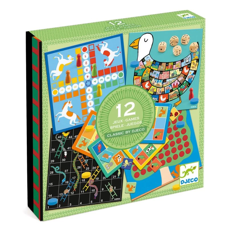 Classic Box 12 Jeux - 4 Ans+ - Djeco 3 Classic Box 12 Jeux - 4 Ans+ - Djeco