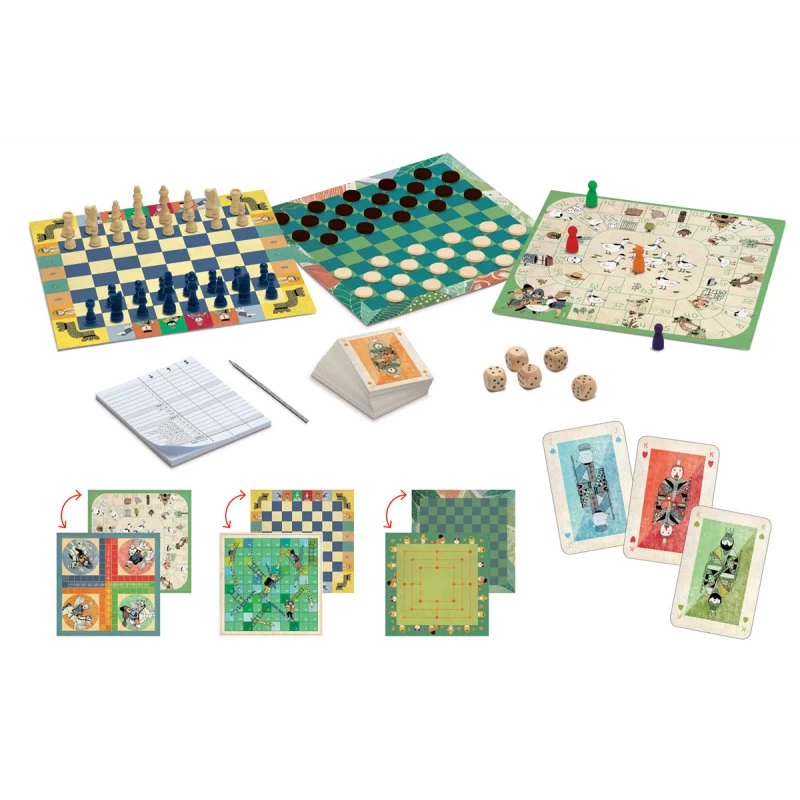 Classic Box 20 Jeux - 6 Ans+ - Djeco 4 Classic Box 20 Jeux - 6 Ans+ - Djeco – Image 2