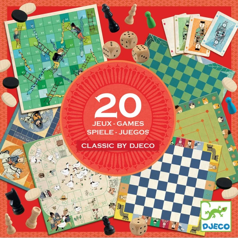 Classic Box 20 Jeux - 6 Ans+ - Djeco 3 Classic Box 20 Jeux - 6 Ans+ - Djeco