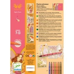 Djeco Contes Et Légendes - Feutres Pinceaux -Le Monde Heureux De Djeco contes et legendes feutres pinceaux 2