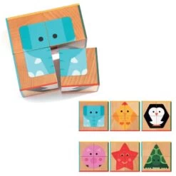 Djeco CubaBasic - Cubes Et Puzzles