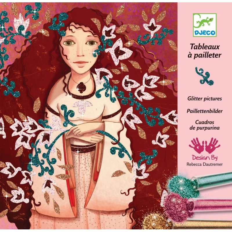 Djeco D'ors Et De Soies - Tableaux à Pailleter 5 Djeco D'ors Et De Soies - Tableaux à Pailleter – Image 3