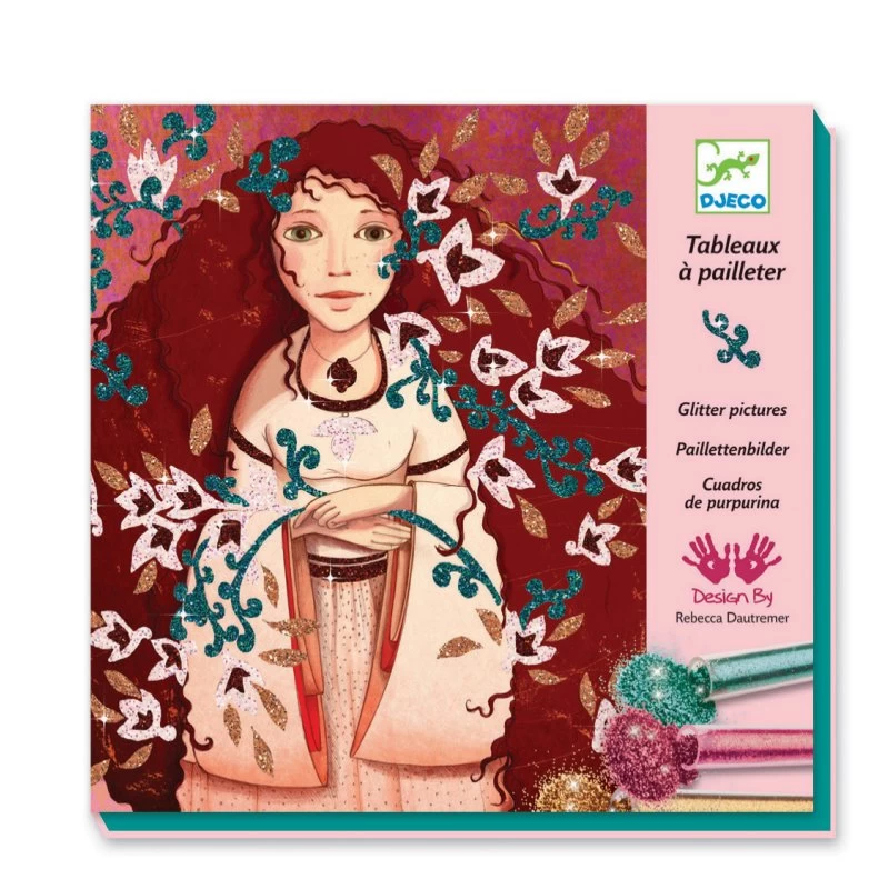 Djeco D'ors Et De Soies - Tableaux à Pailleter 3 Djeco D'ors Et De Soies - Tableaux à Pailleter