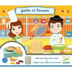 Djeco Dînette Atelier De Crêpes - Gaëlle Et Titouan -Le Monde Heureux De Djeco dinette crepes gaelle et titouan 3