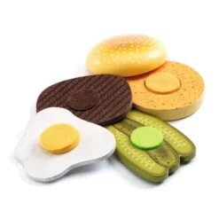 Jeu D'imitation Burgers Kelly Et Johnny Djeco -Le Monde Heureux De Djeco dinette hamburgers kelly johnny 2