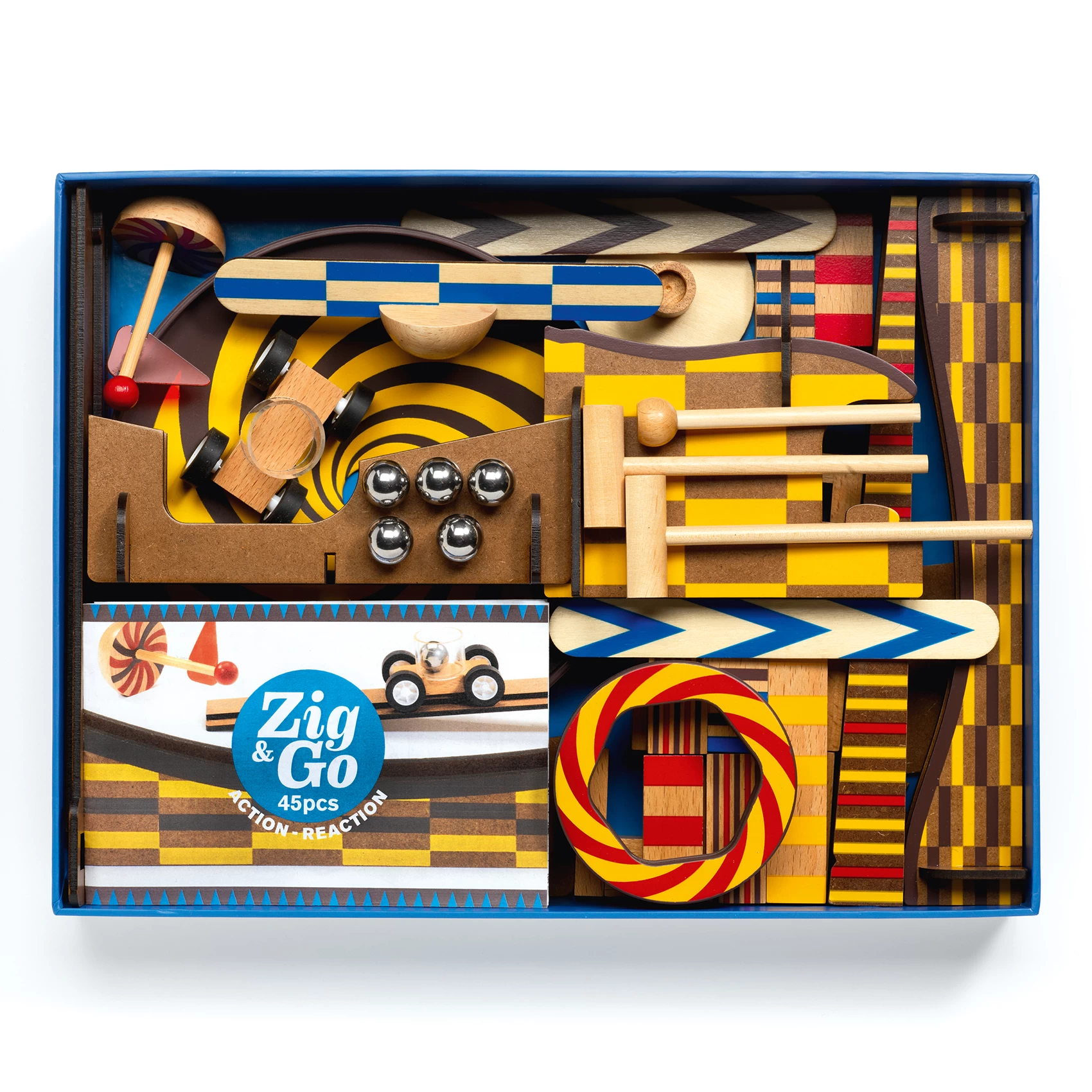 Construction De Parcours Zig & Go 45 Pièces Djeco 8 Construction De Parcours Zig & Go 45 Pièces Djeco – Image 6