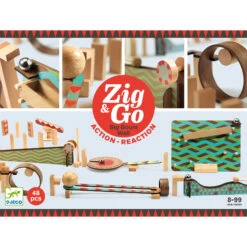 Construction De Parcours Zig Et Go 48 Pcs Djeco 12 Construction De Parcours Zig Et Go 48 Pcs Djeco -Le Monde Heureux De Djeco dj05644 b rvb