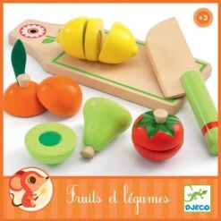 Le Monde Heureux De Djeco -Le Monde Heureux De Djeco fruits et legumes a couper djeco 1
