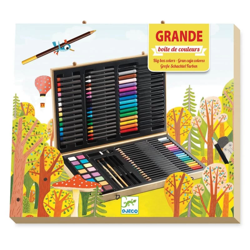 Djeco Grande Boite De Couleurs 3 Djeco Grande Boite De Couleurs
