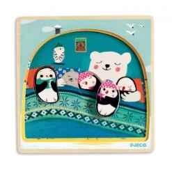 Djeco Igloo - Puzzle 3 Niveaux Pour Enfant De 2 Ans -Le Monde Heureux De Djeco igloo puzzle 3 niveaux 2