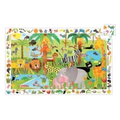 Djeco La Jungle - Puzzle D'observation 3 Ans - 35 Pièces