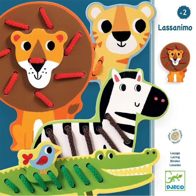 Djeco Lassanimo - Jeu De Laçage 3 Djeco Lassanimo - Jeu De Laçage