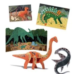 Djeco Le Monde Des Dinosaures - Coffret Multi-activités 8 Djeco Le Monde Des Dinosaures - Coffret Multi-activités -Le Monde Heureux De Djeco le monde des dinosaures coffret multi activites 2