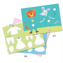 Djeco Les Habits D'Elliot & Zoé - Feutres Magiques -Le Monde Heureux De Djeco les habits d elliot zoe feutres magiques 1