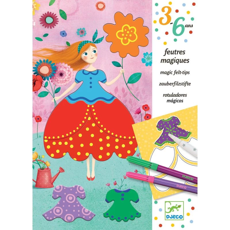 Djeco Les Jolies Robes De Marie - Feutres Magiques 7 Djeco Les Jolies Robes De Marie - Feutres Magiques – Image 5