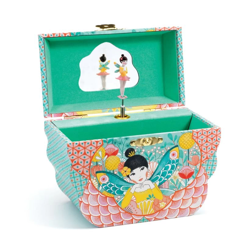 Mélodie Fleurie Boîte à Bijoux Musicale Djeco 3 Mélodie Fleurie Boîte à Bijoux Musicale Djeco