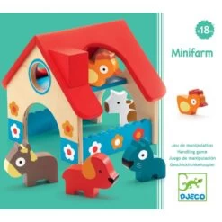 Minifarm Petite Ferme Djeco Avec Animaux Dès 18 Mois