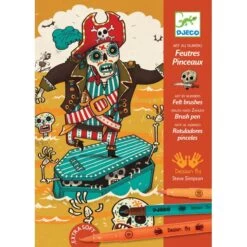 Djeco Mort De Trouille - Feutres Pinceaux -Le Monde Heureux De Djeco mort de trouille feutres pinceaux 5