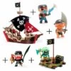 Djeco Pack Bateau Pirate Arty Toys Avec Figurines -Le Monde Heureux De Djeco pack bateau pirate arty toys avec figurines