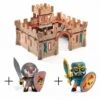 Pack Chateau Médieval Djeco Et 2 Figurines -Le Monde Heureux De Djeco pack chateau medieval djeco et 2 figurines