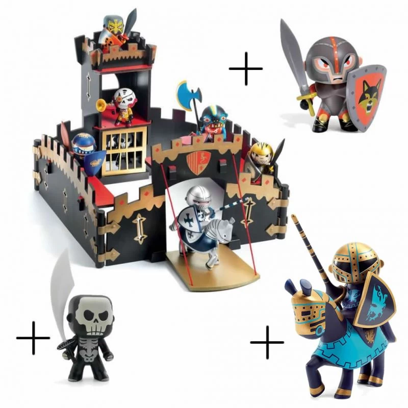 Djeco Pack Ze Black Castel + 3 Arty Toys 3 Djeco Pack Ze Black Castel + 3 Arty Toys