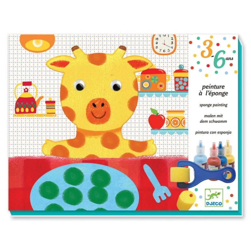 Djeco Peinture à L'éponge : Les Aventures Des Doudous 3 Djeco Peinture à L'éponge : Les Aventures Des Doudous