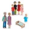 Petit Pack Famille De Poupées Djeco Thomas & Marion -Le Monde Heureux De Djeco petit pack famille de poupees djeco thomas marion