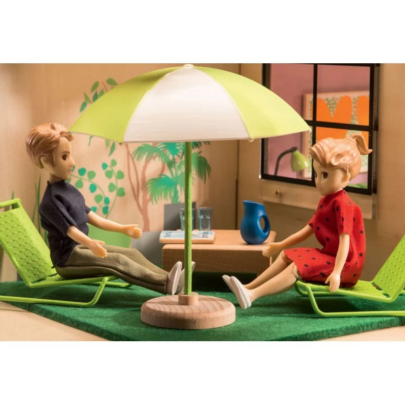 Poupées Djeco - La Famille De Thomas & Marion 4 Poupées Djeco - La Famille De Thomas & Marion – Image 2